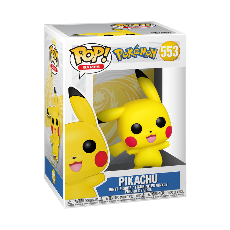 Funko POP! Pokemon: Pikachu Waving (Flocked)