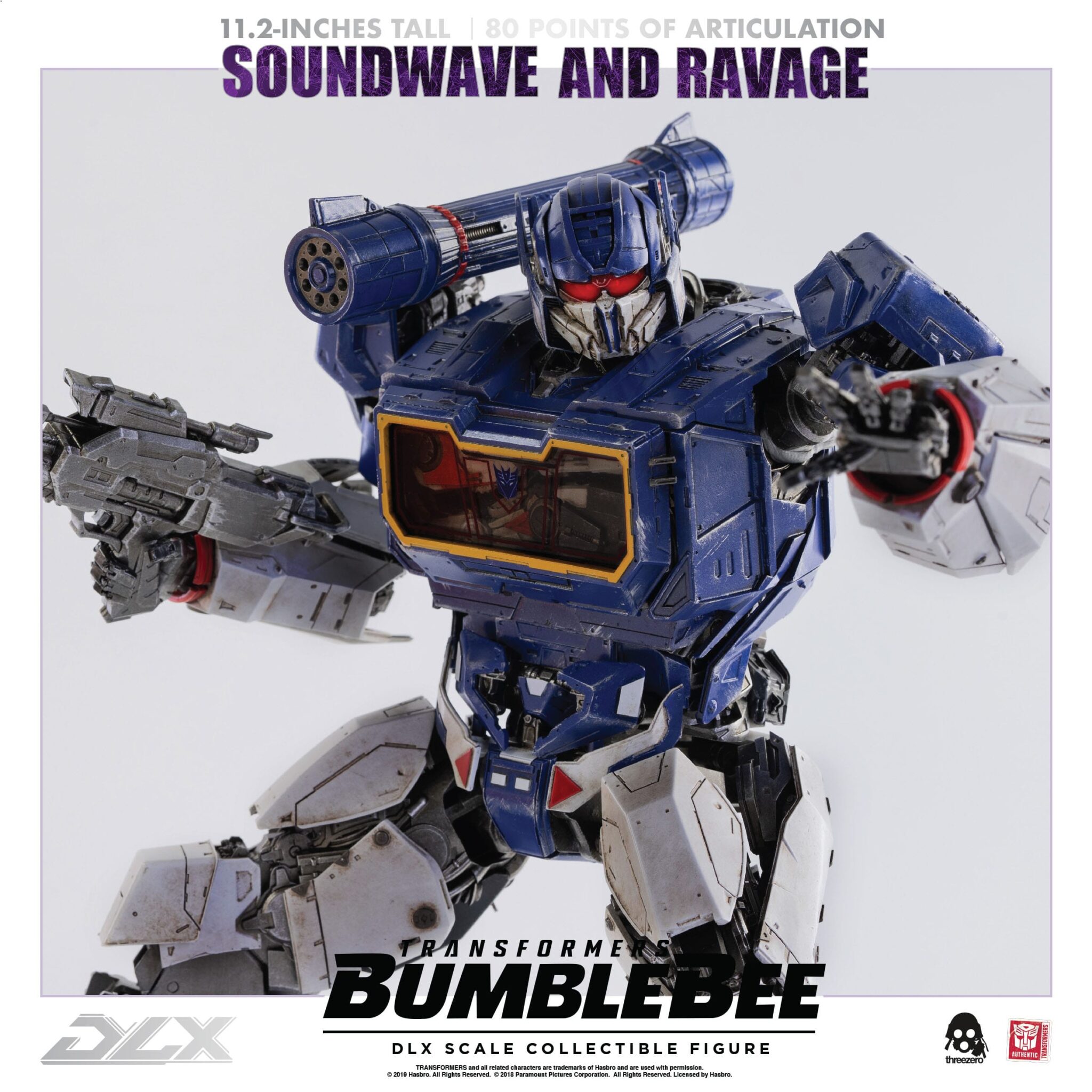 ThreeZero - Transformers Soundwave & Ravage - DLX Collectible Series