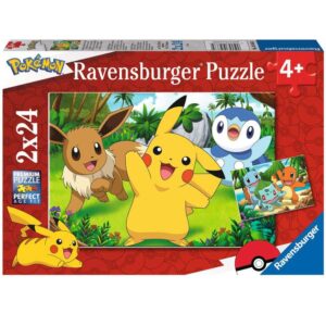 Ravensburger Puzzle - Pokémon: Pikachu & Friends (2x24 Pieces)