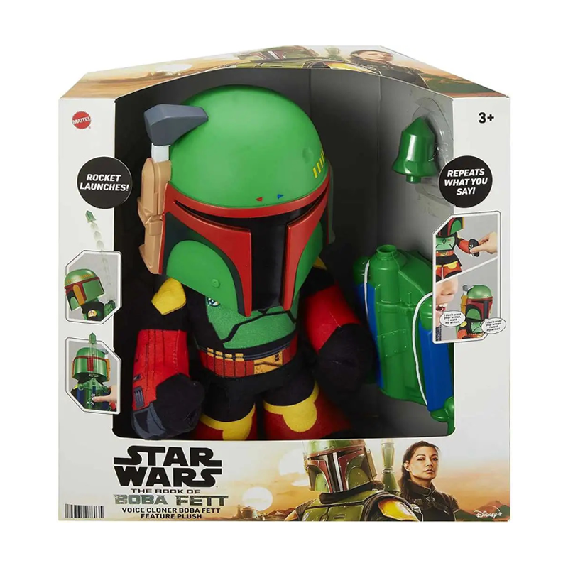 Star Wars: Boba Fett - Voice Cloner Feature Plush
