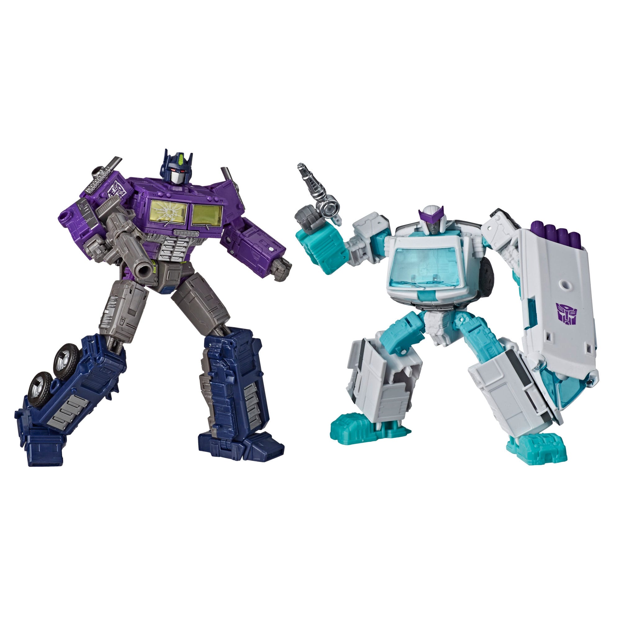 Transformers Generations Selects Shattered Glass Optimus Prime Ratchet 2 Pack 6